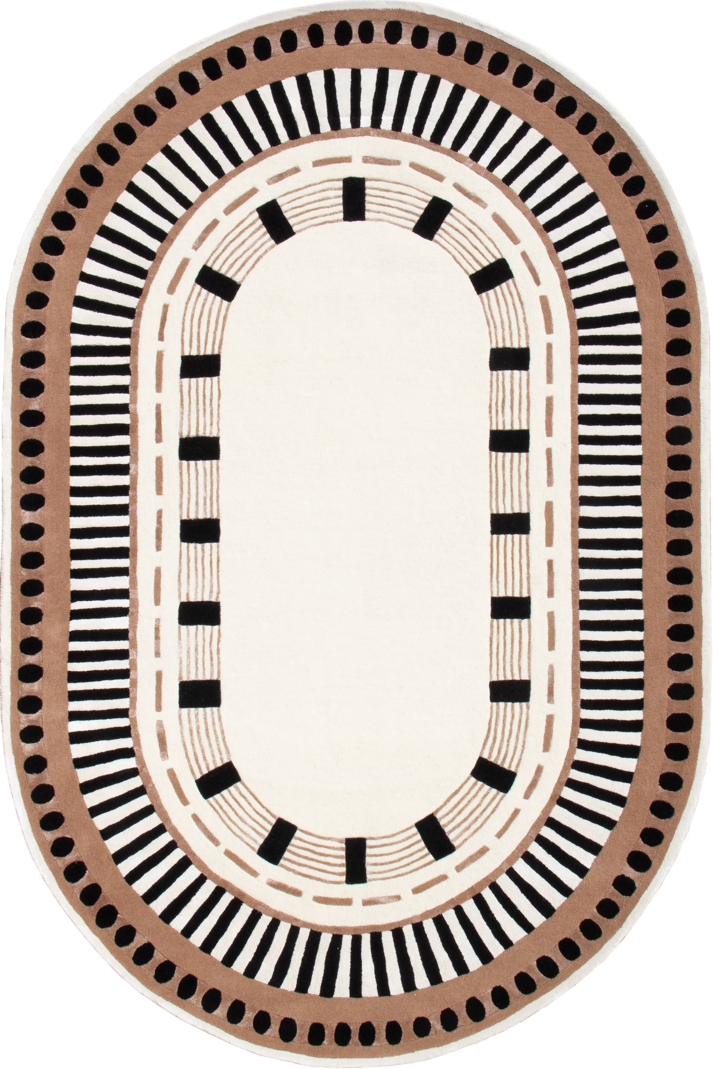 Moderner Teppich Roma Ivory – Bild 1